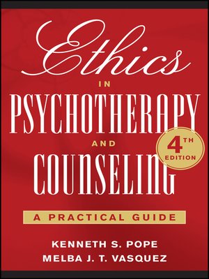 cover image of Ethics in Psychotherapy and Counseling